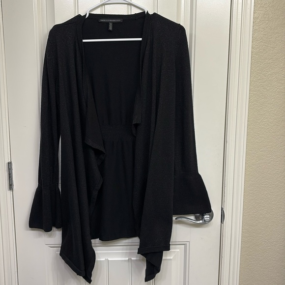 White House Black Market Sweaters - White House Black Market black shimmer cardigan